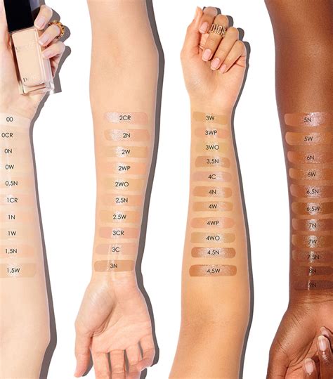 buy dior forever skin glow foundation|dior forever foundation color chart.